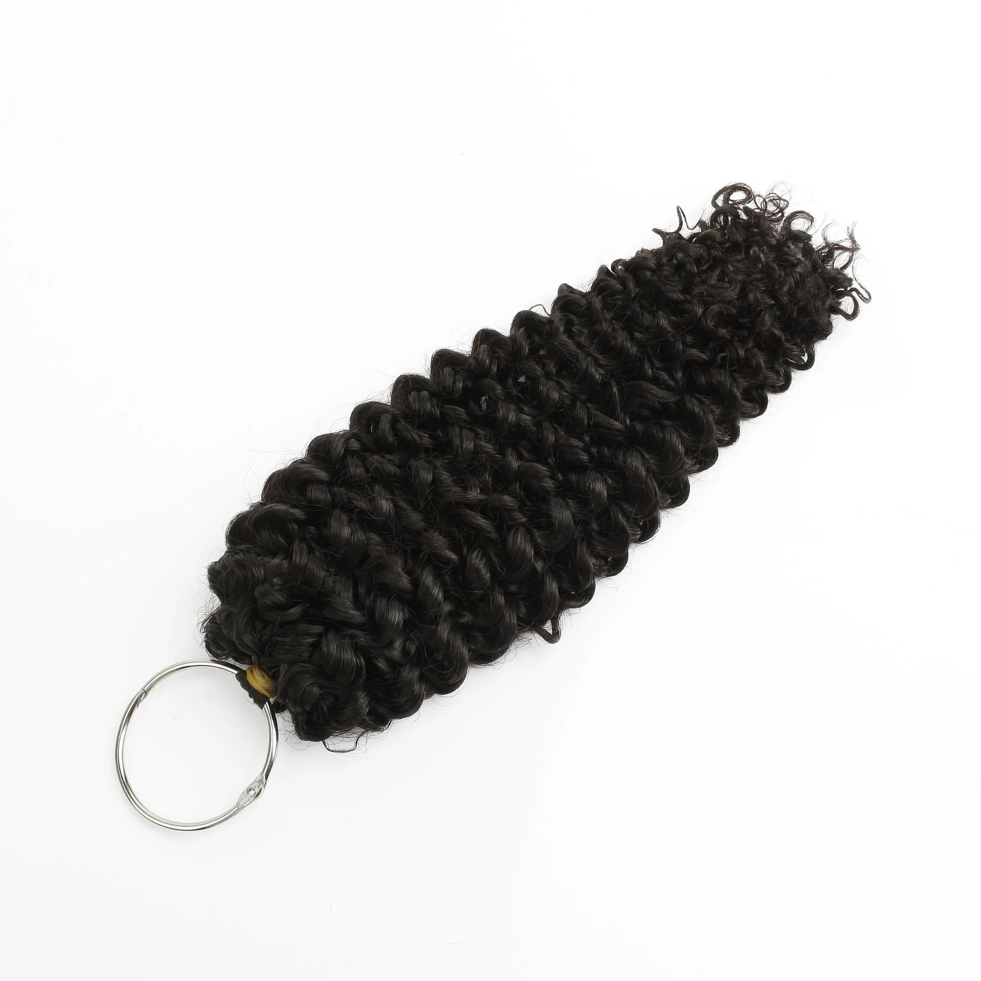 16" Kinky Curly Feather Crochet Human Hair - Image 5
