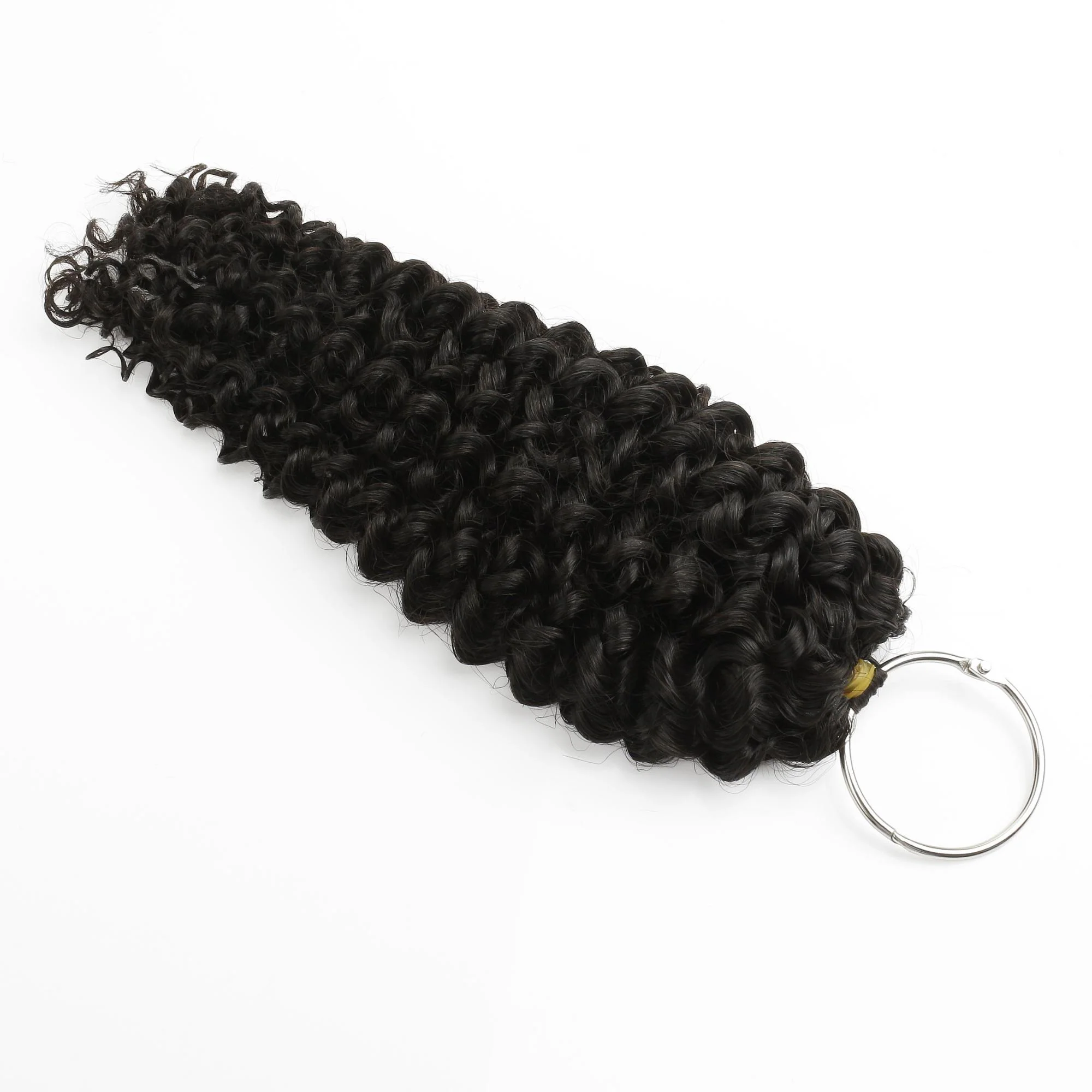 16" Kinky Curly Feather Crochet Human Hair - Image 7