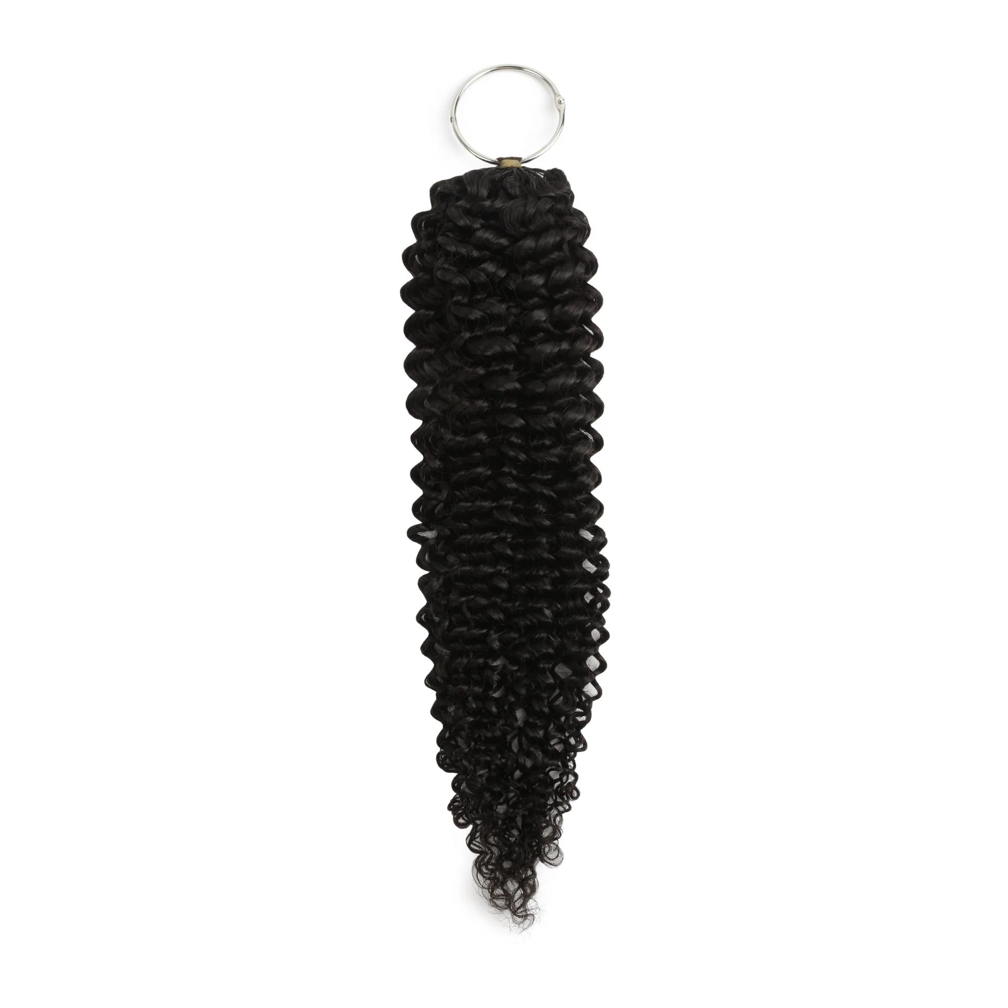 20" Kinky Curly Feather Crochet Human Hair - Image 3