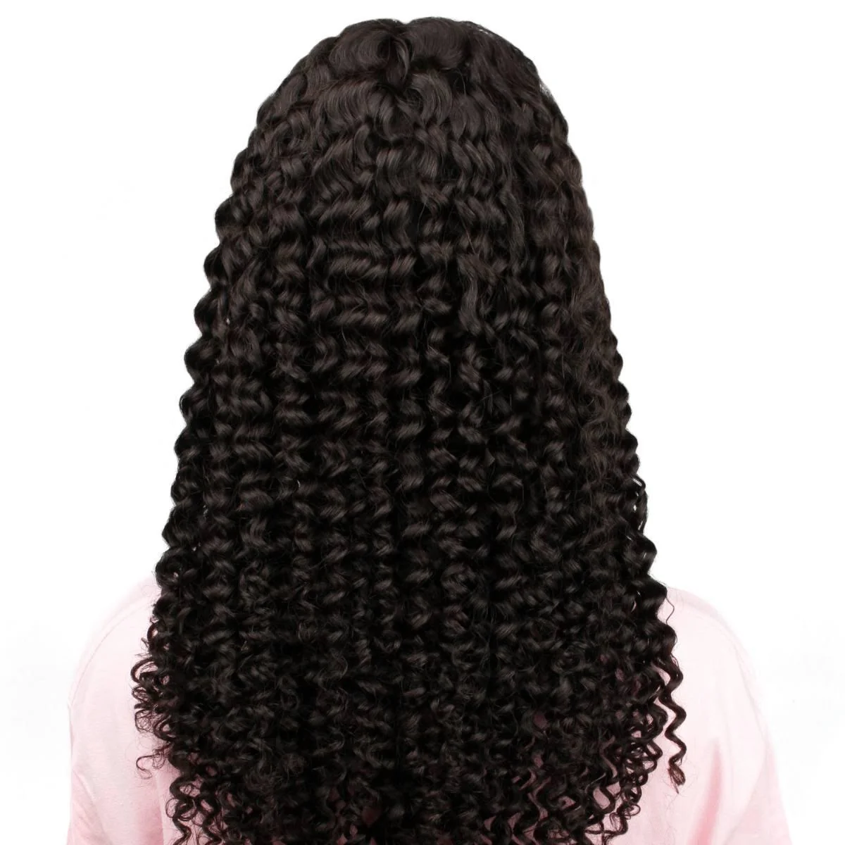 Kinky Curly 2x6 HD Lace Closure 100% Human Hair Glueless Wig - Image 5