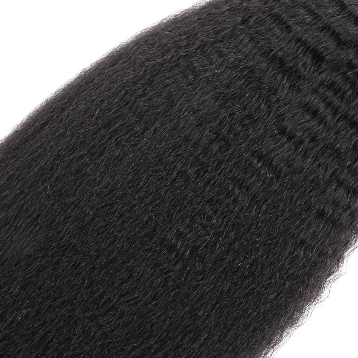Kinky Straight Bulk 100% Human Braiding Hair - Image 6