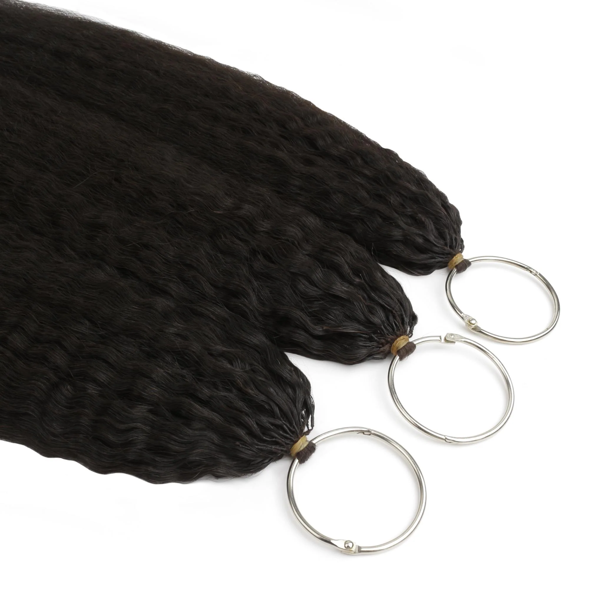 20" Kinky Straight Feather Crochet Human Hair - Image 5