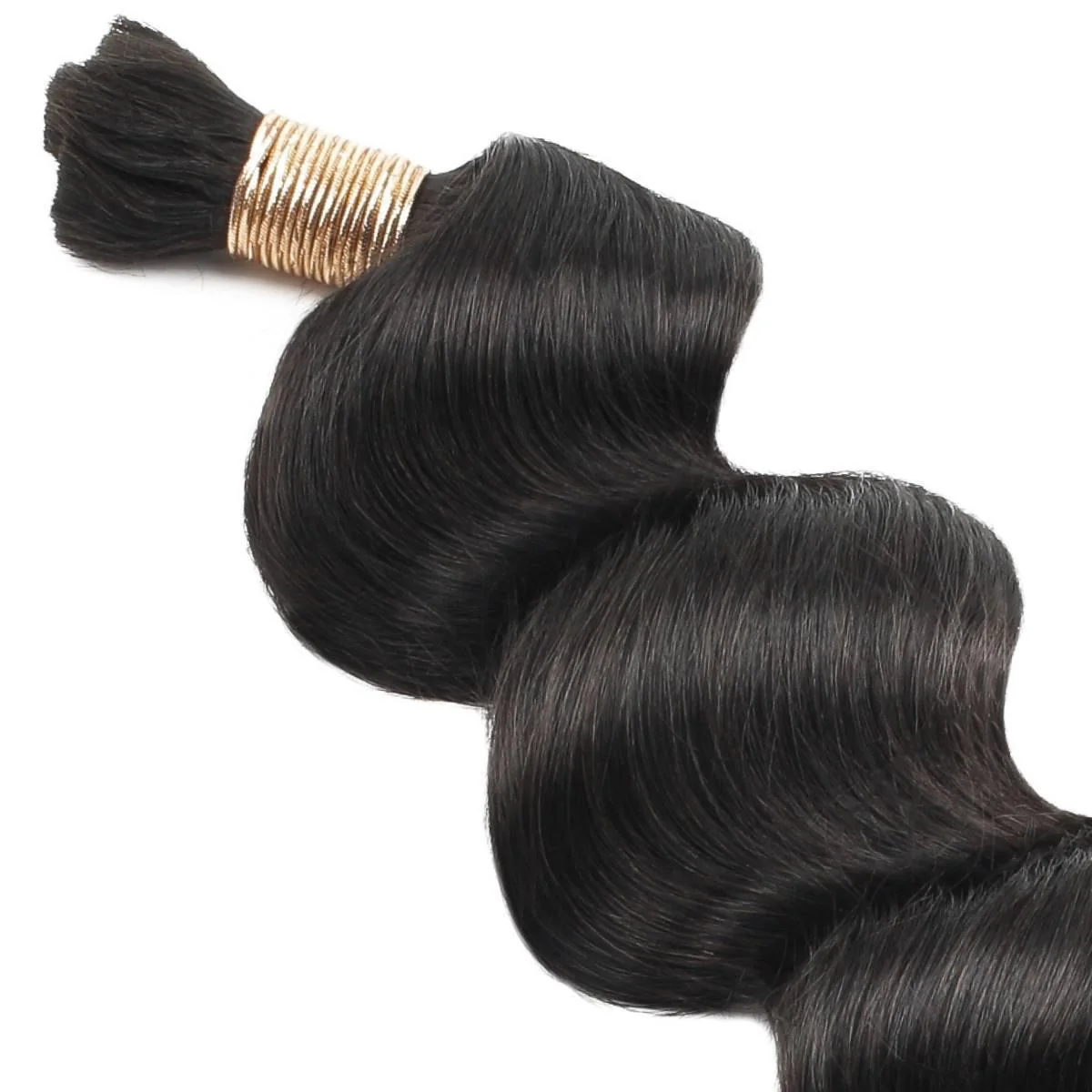 Loose Wave Bulk 100% Human Braiding Hair - Image 9