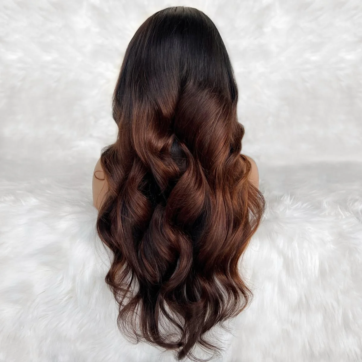 Raw Luscious Glueless 5x5 HD Lace Professionally Colored 100% Human Hair Closure Wig - Image 3