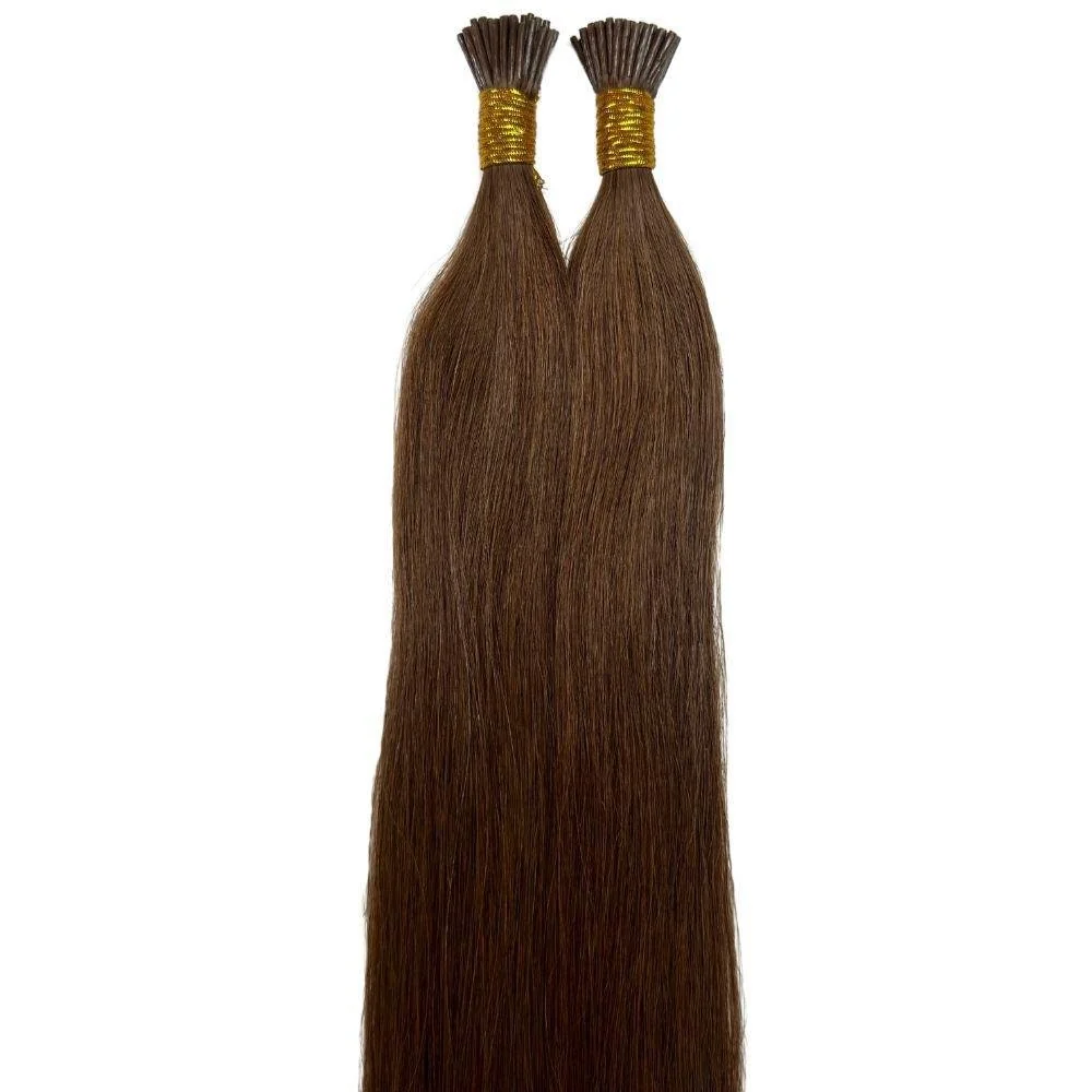 Medium Brown Straight I-Tip - Image 4
