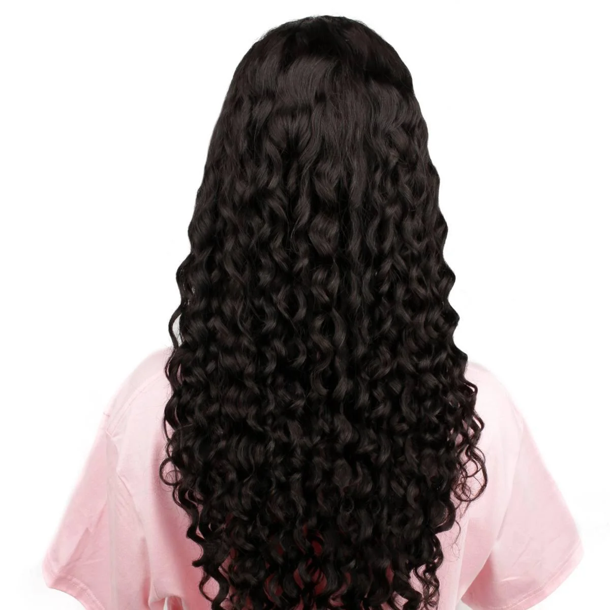 Messy Curl 2x6 HD Lace Closure 100% Human Hair Glueless Wig - Image 5