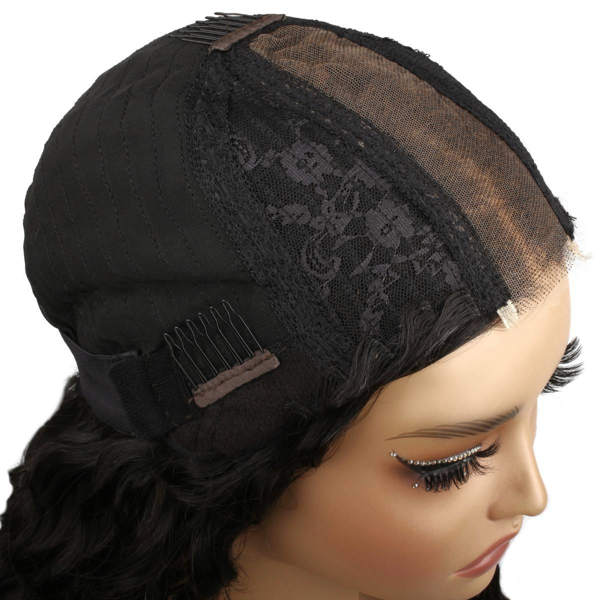 Messy Curl 2x6 HD Lace Closure 100% Human Hair Glueless Wig - Image 8
