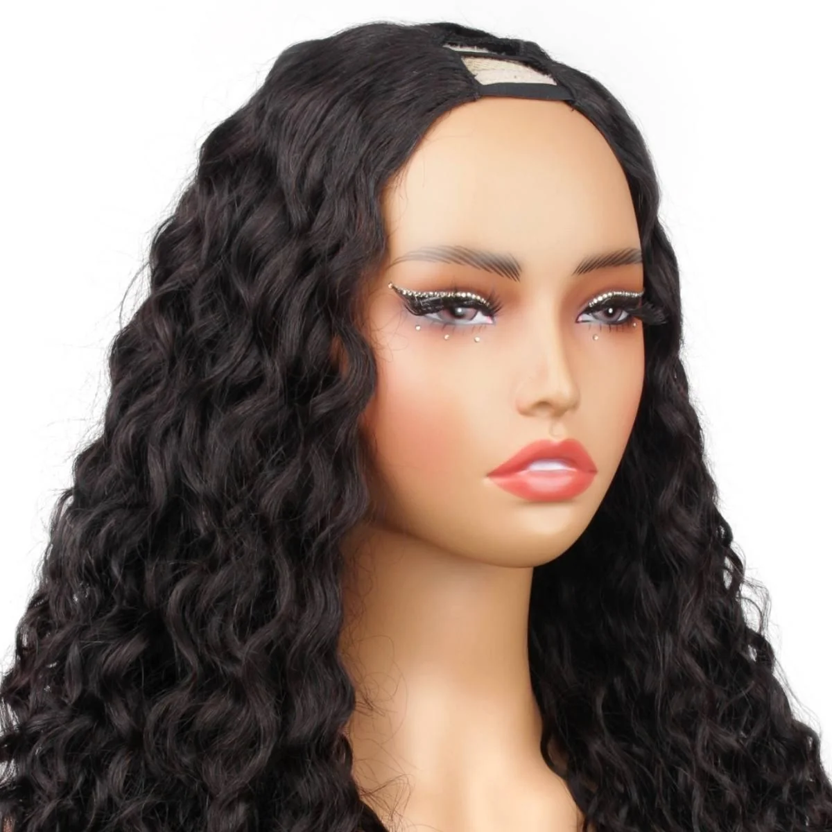 Messy Curl V Part 100% Human Hair Wig - Image 3