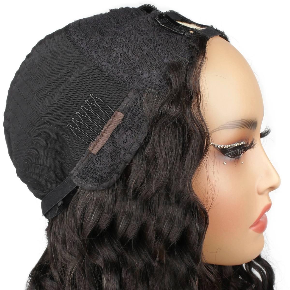 Messy Curl V Part 100% Human Hair Wig - Image 8