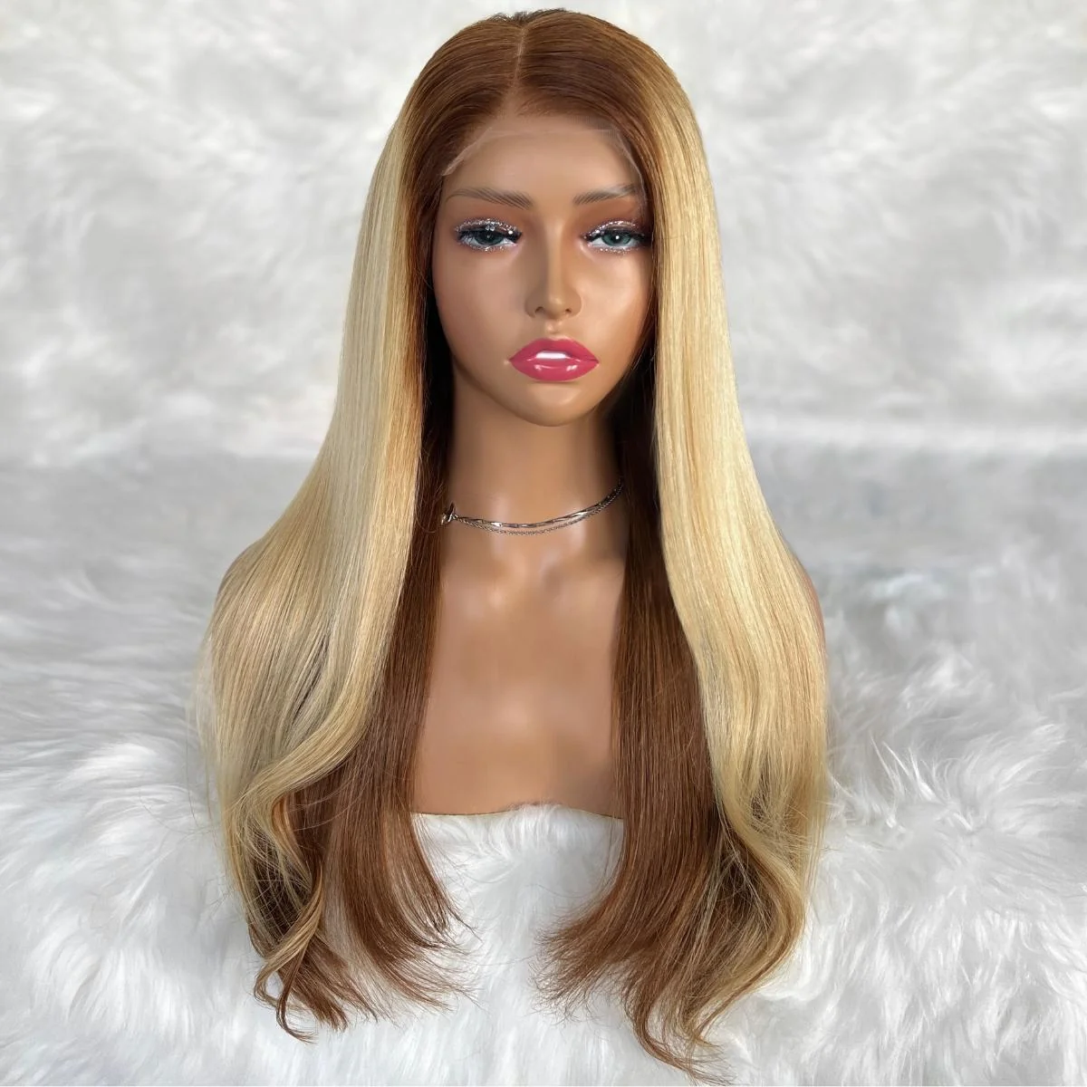 Raw Monique Glueless 5x5 HD Lace Professionally Colored 100% Human Hair Closure Wig - Image 2