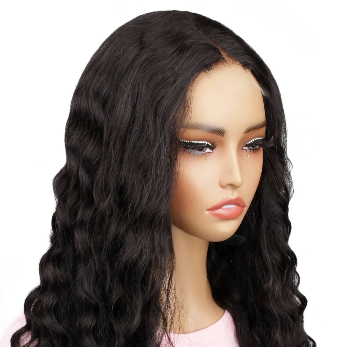 Natural Wave 2x6 HD Lace Closure 100% Human Hair Glueless Wig - Image 3