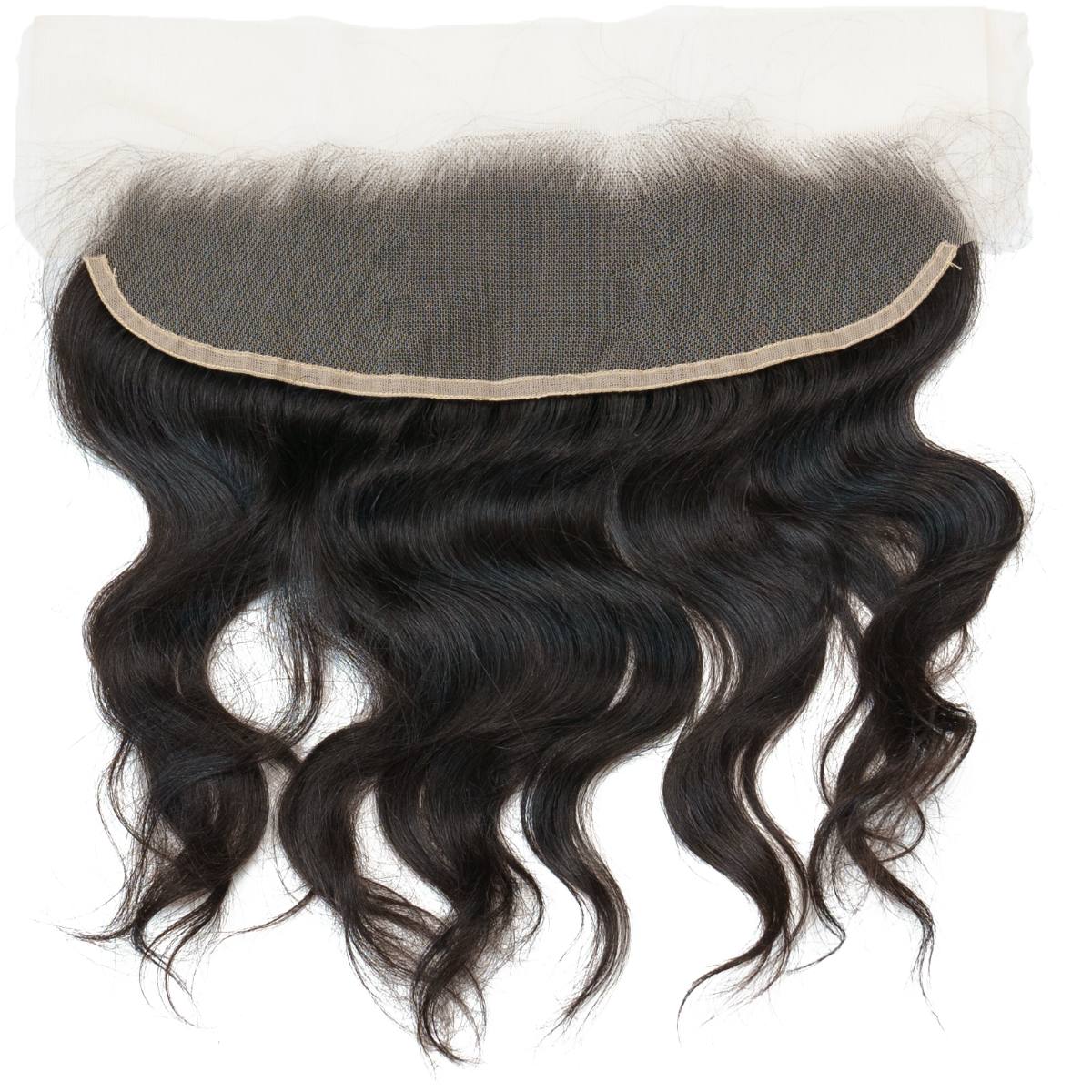 Raw Indian Wavy 13x4 Transparent Lace 100% Human Hair Frontal SALE - Image 2