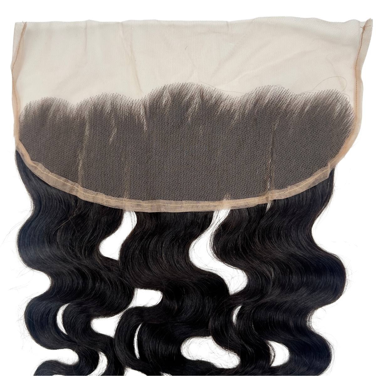 Raw Vietnamese Body Wave 13x4 Swiss Lace Human Hair Frontal - Image 5