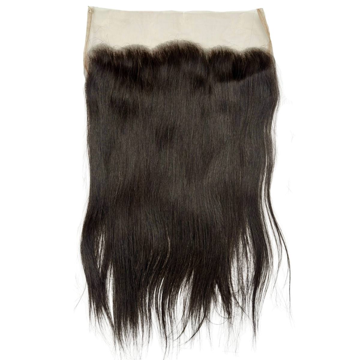 Raw Vietnamese Straight 13x4 Swiss Lace Human Hair Frontal - Image 10