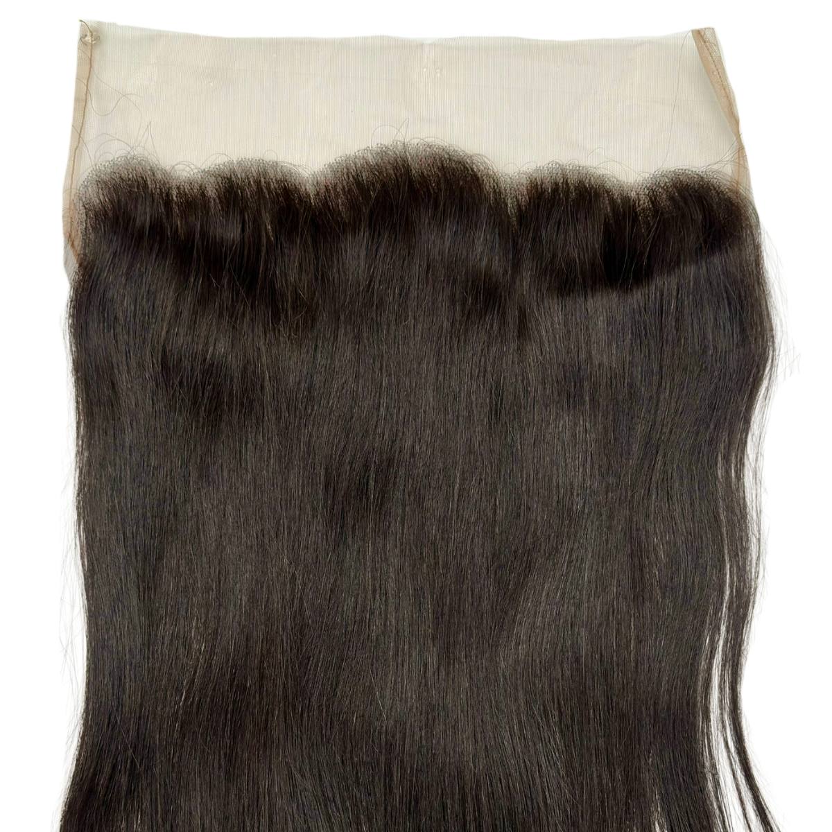 Raw Vietnamese Straight 13x4 Swiss Lace Human Hair Frontal - Image 4