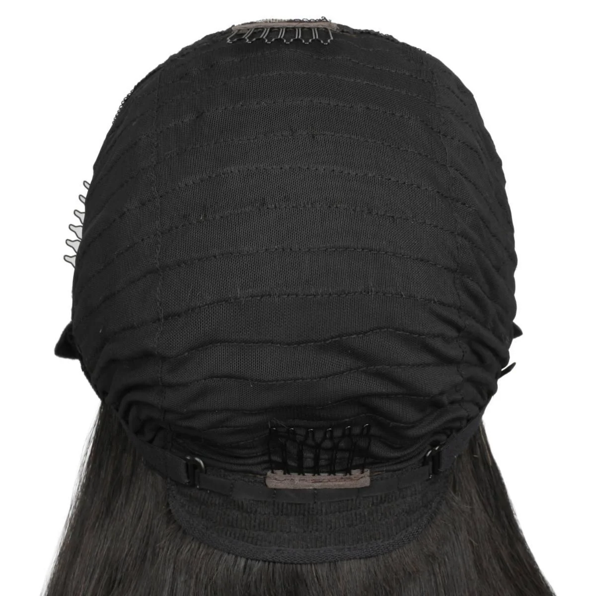 Savannah 2x6 HD Lace Closure Straight 100% Human Hair Pop On Wig - Image 10