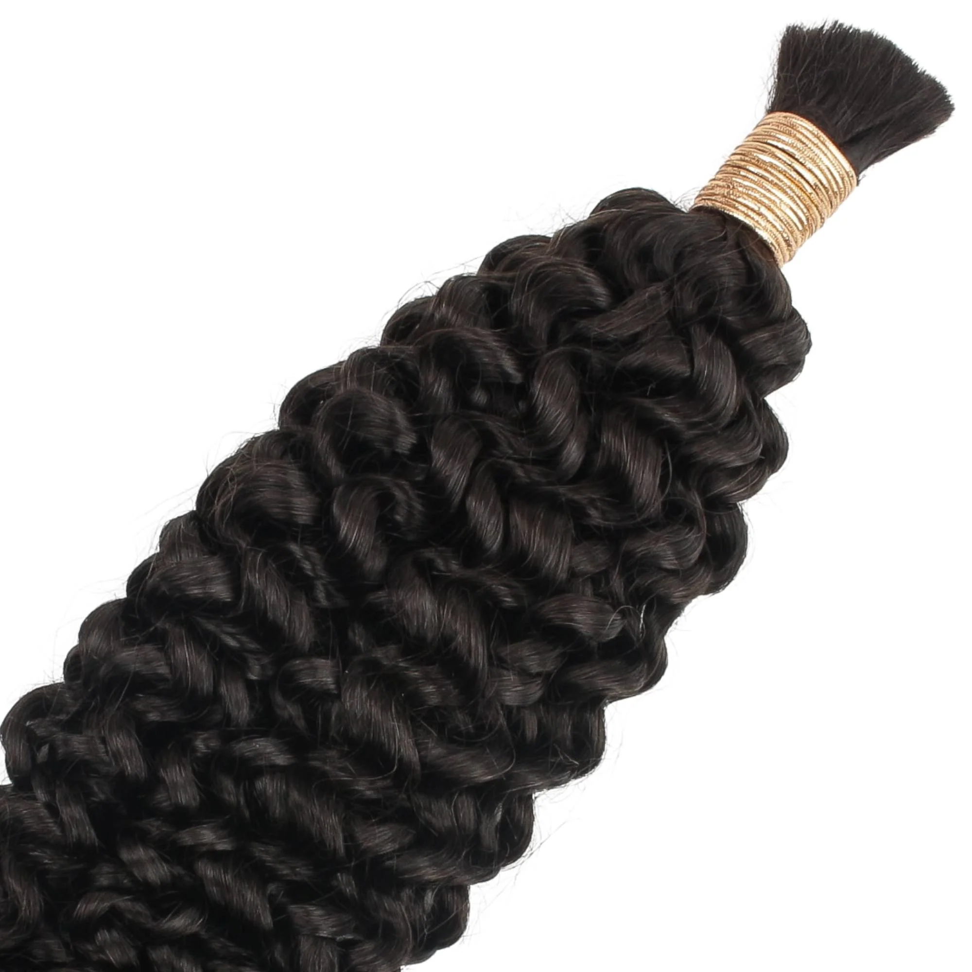 Water Wave Bulk 100% Human Braiding Hair - Image 4