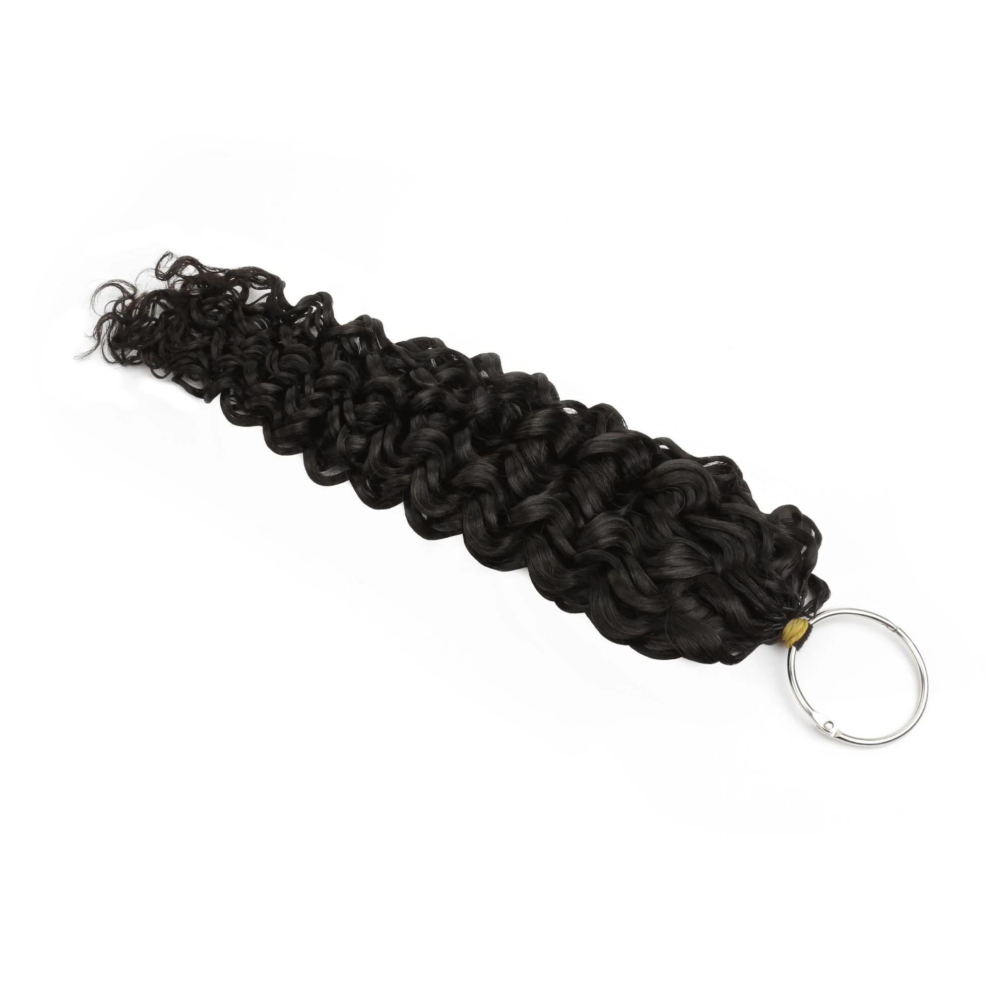 16" Water Wave Feather Crochet Human Hair - Image 5