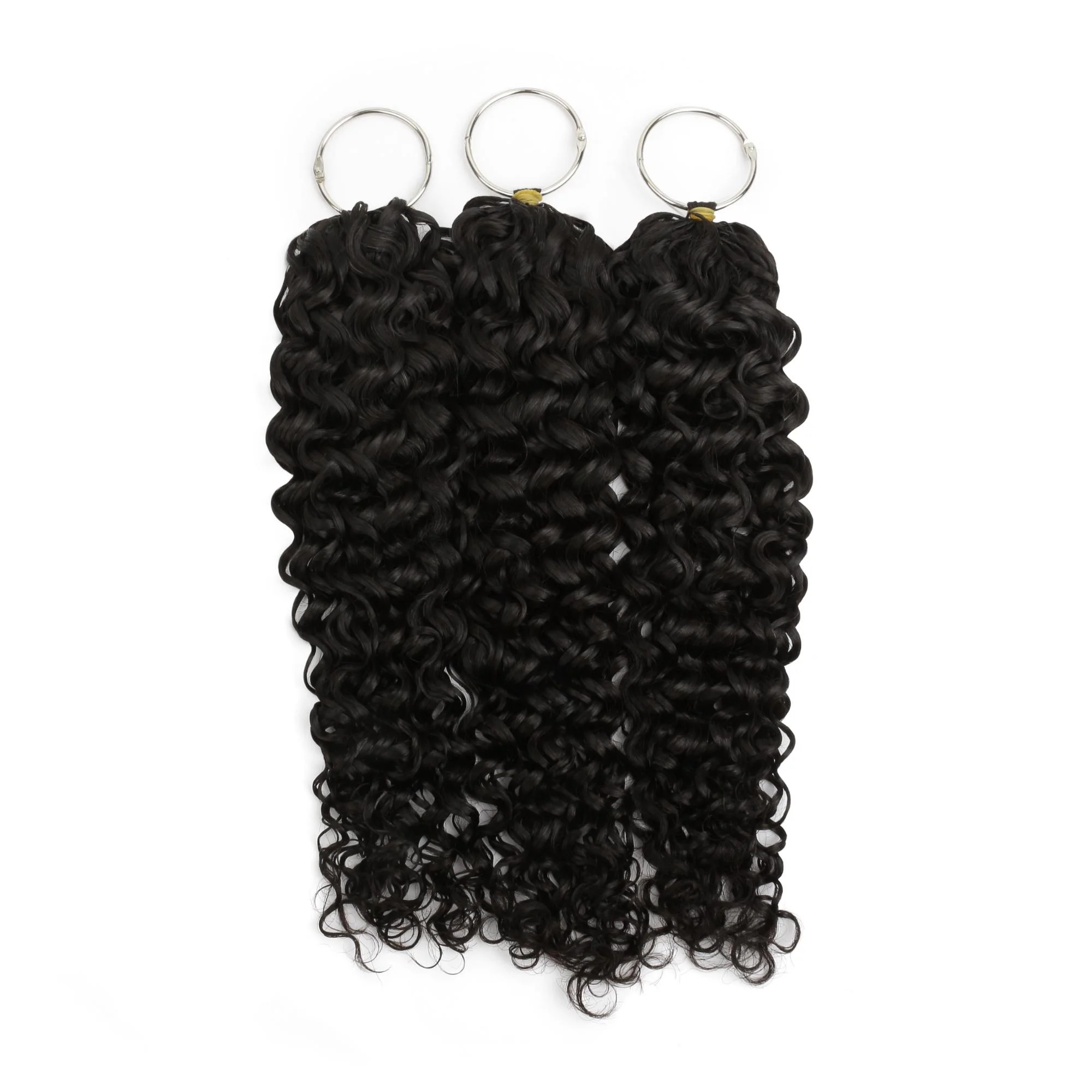 16" Water Wave Feather Crochet Human Hair - Image 8