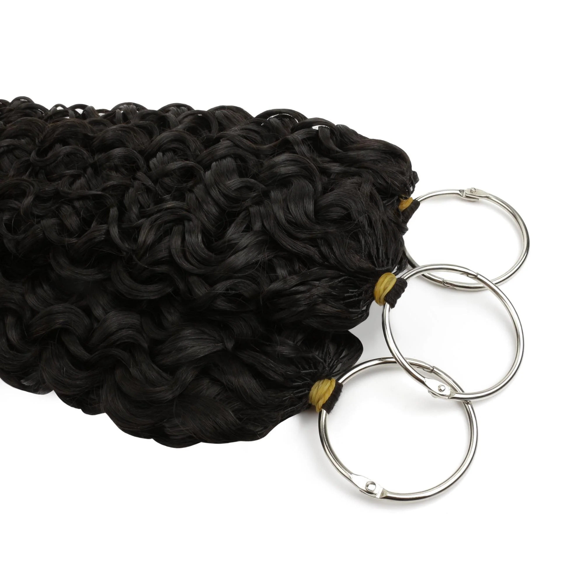 16" Water Wave Feather Crochet Human Hair - Image 9