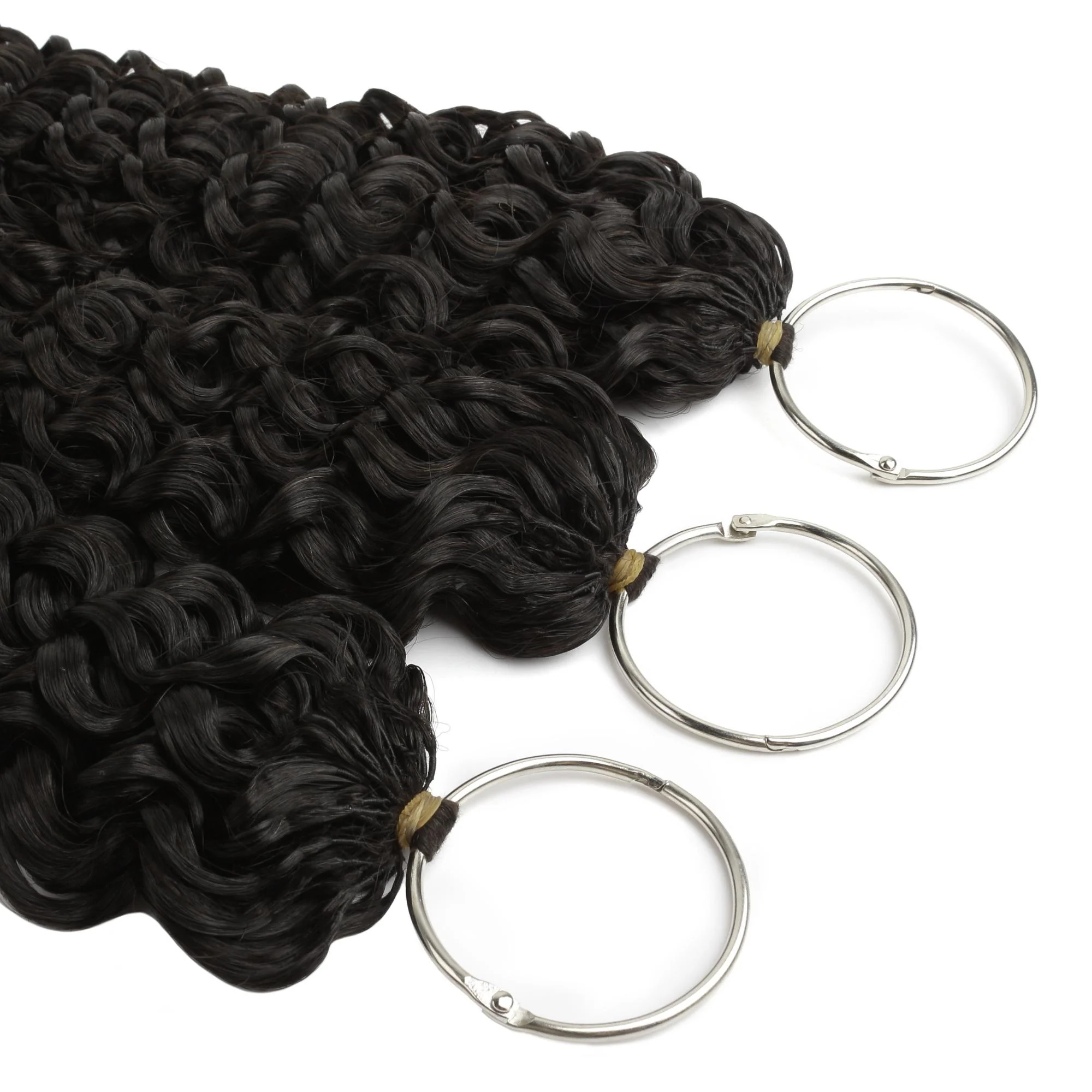 20" Water Wave Feather Crochet Human Hair - Image 8