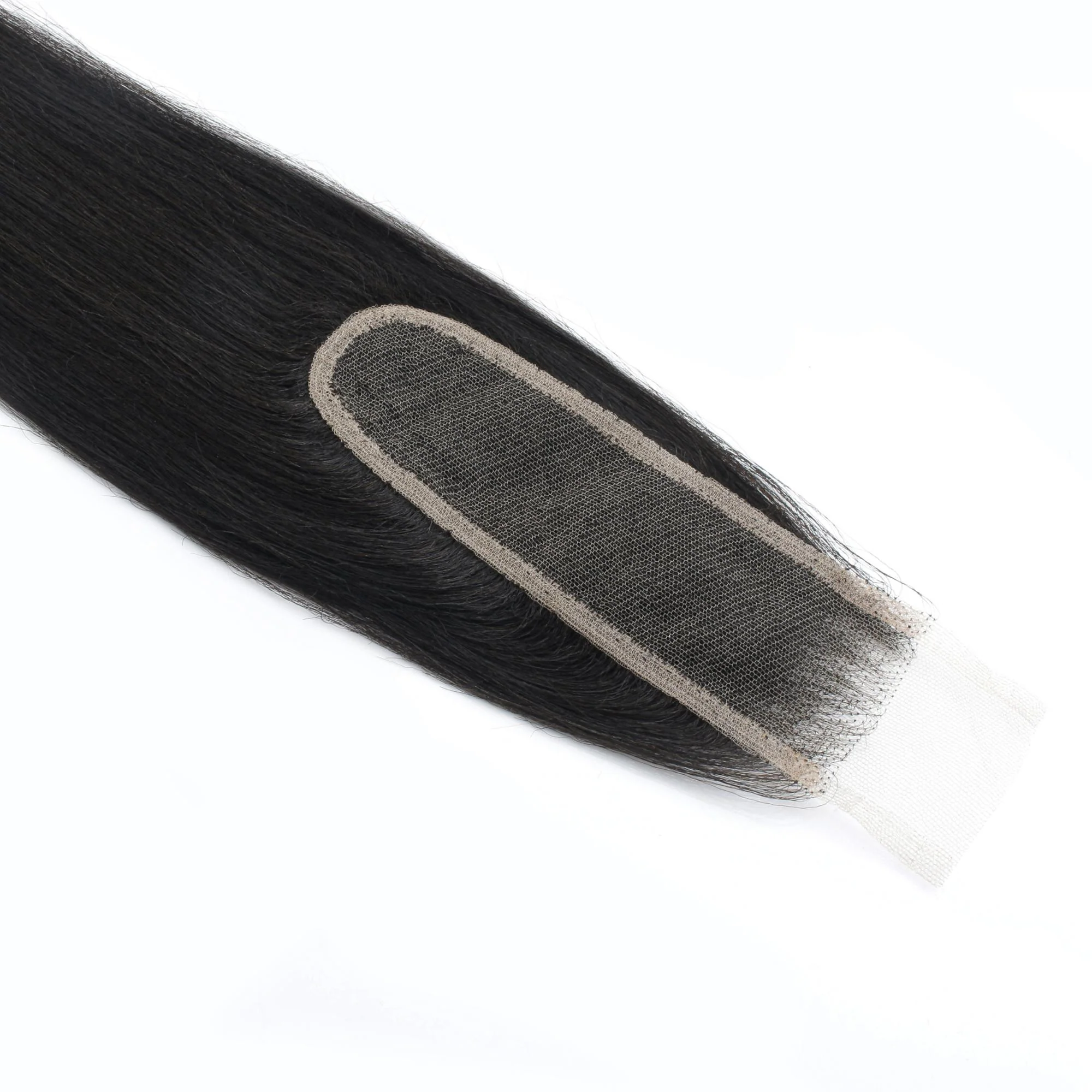 Yaki Straight 2x6 Transparent Lace Human Hair Closure - Image 10