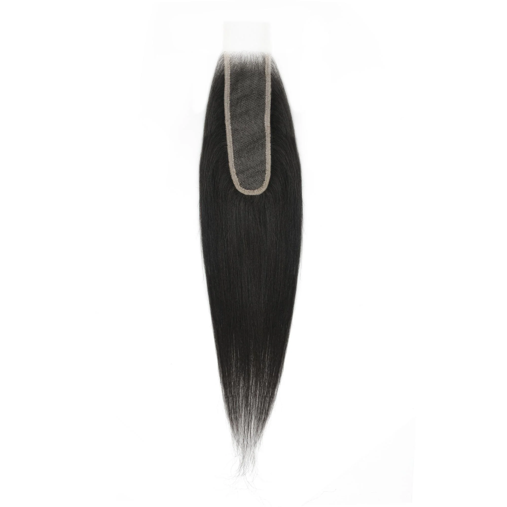 Yaki Straight 2x6 Transparent Lace Human Hair Closure - Image 5