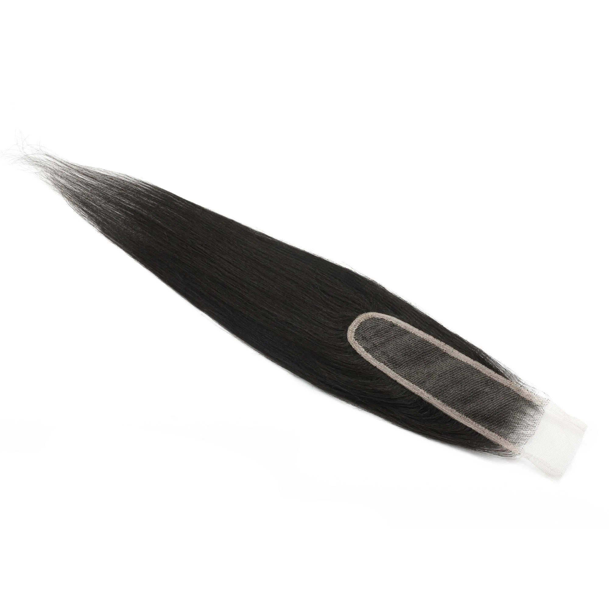 Yaki Straight 2x6 Transparent Lace Human Hair Closure - Image 7