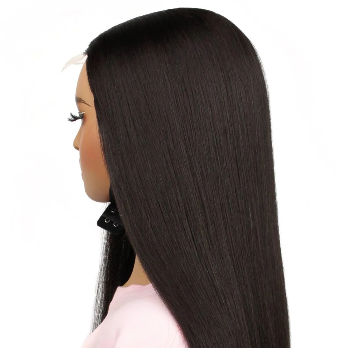 Yaki Straight 2x6 HD Lace Closure 100% Human Hair Glueless Wig - Image 4