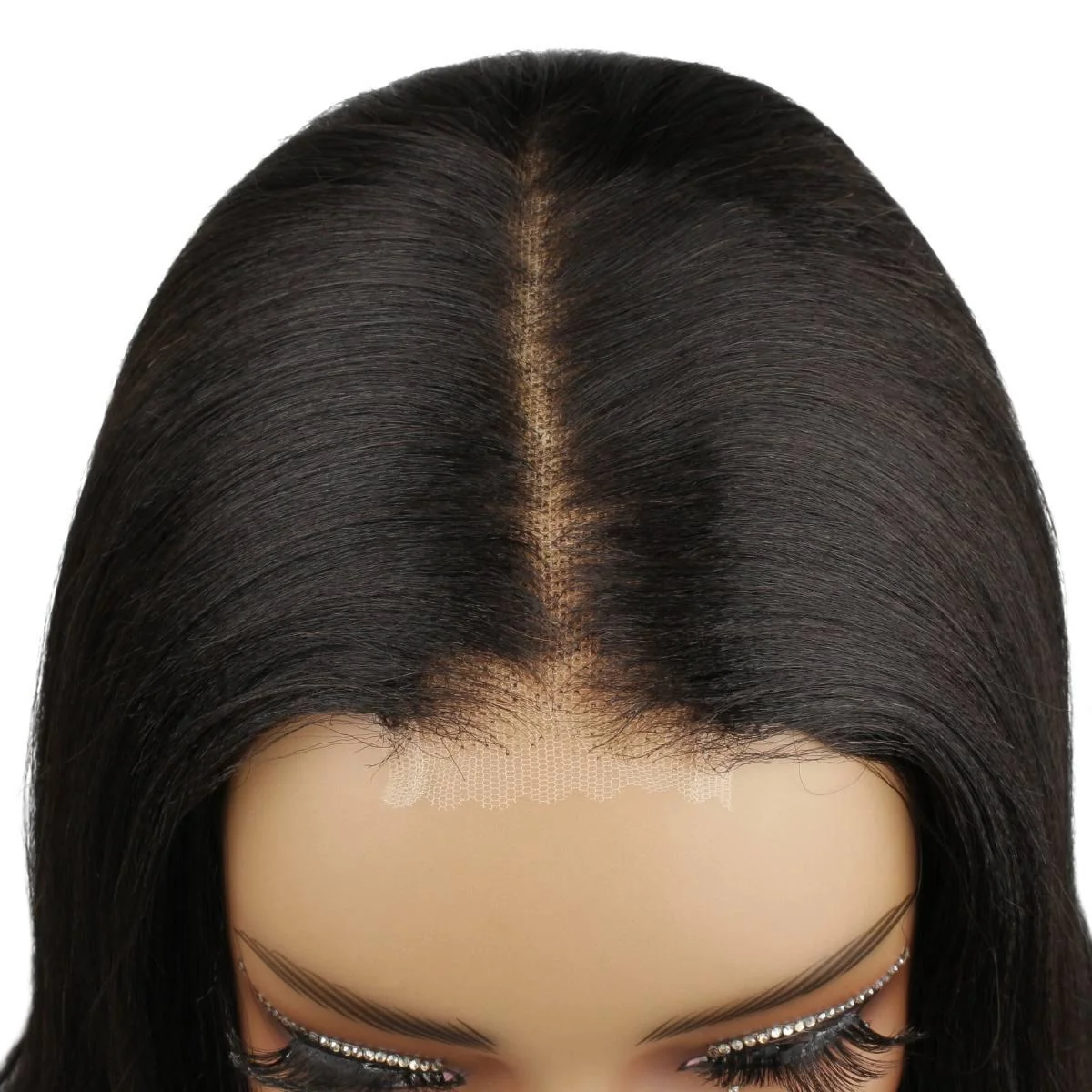 Yaki Straight 2x6 HD Lace Closure 100% Human Hair Glueless Wig - Image 6