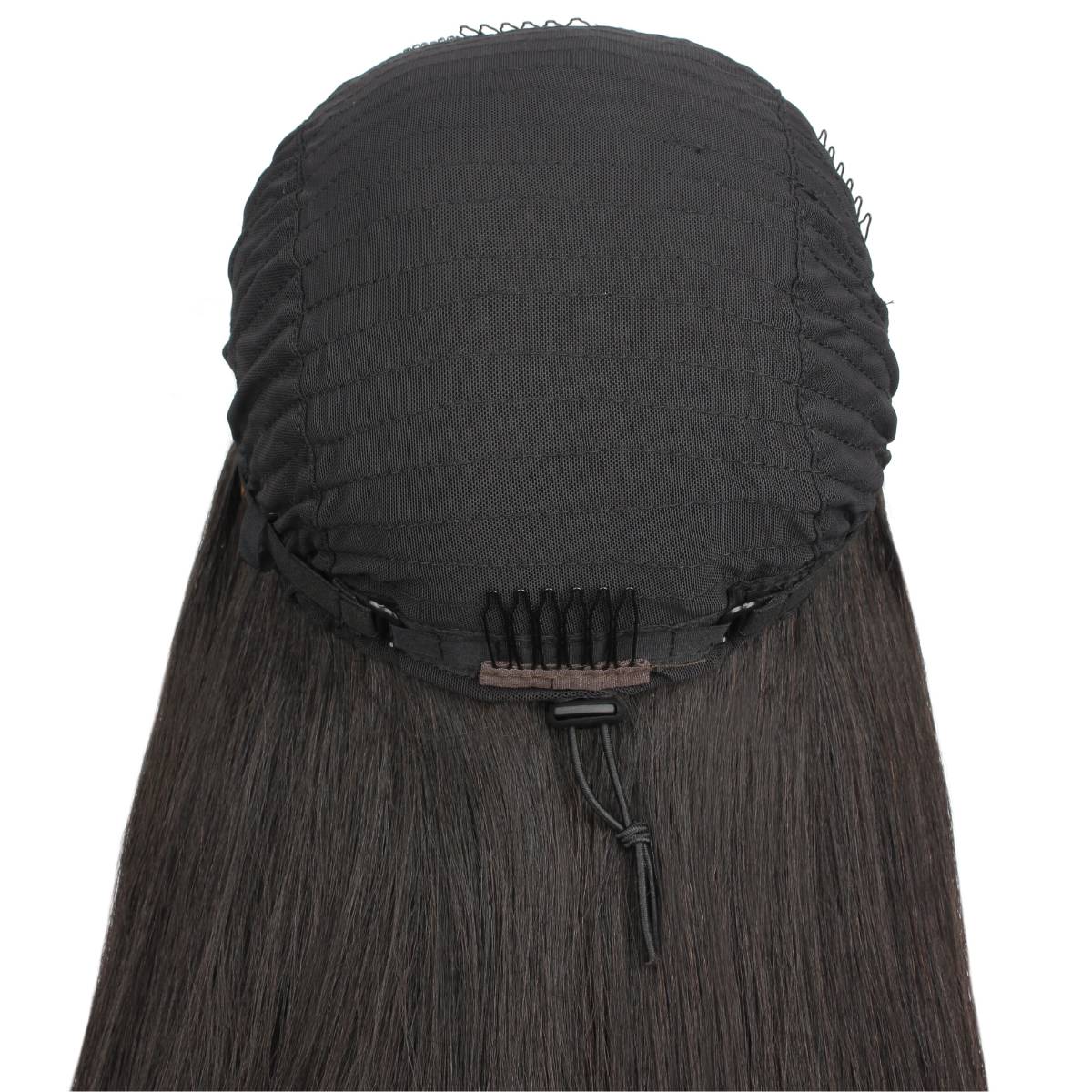 Yaki Straight 100% Human Hair Half Wig - Image 5