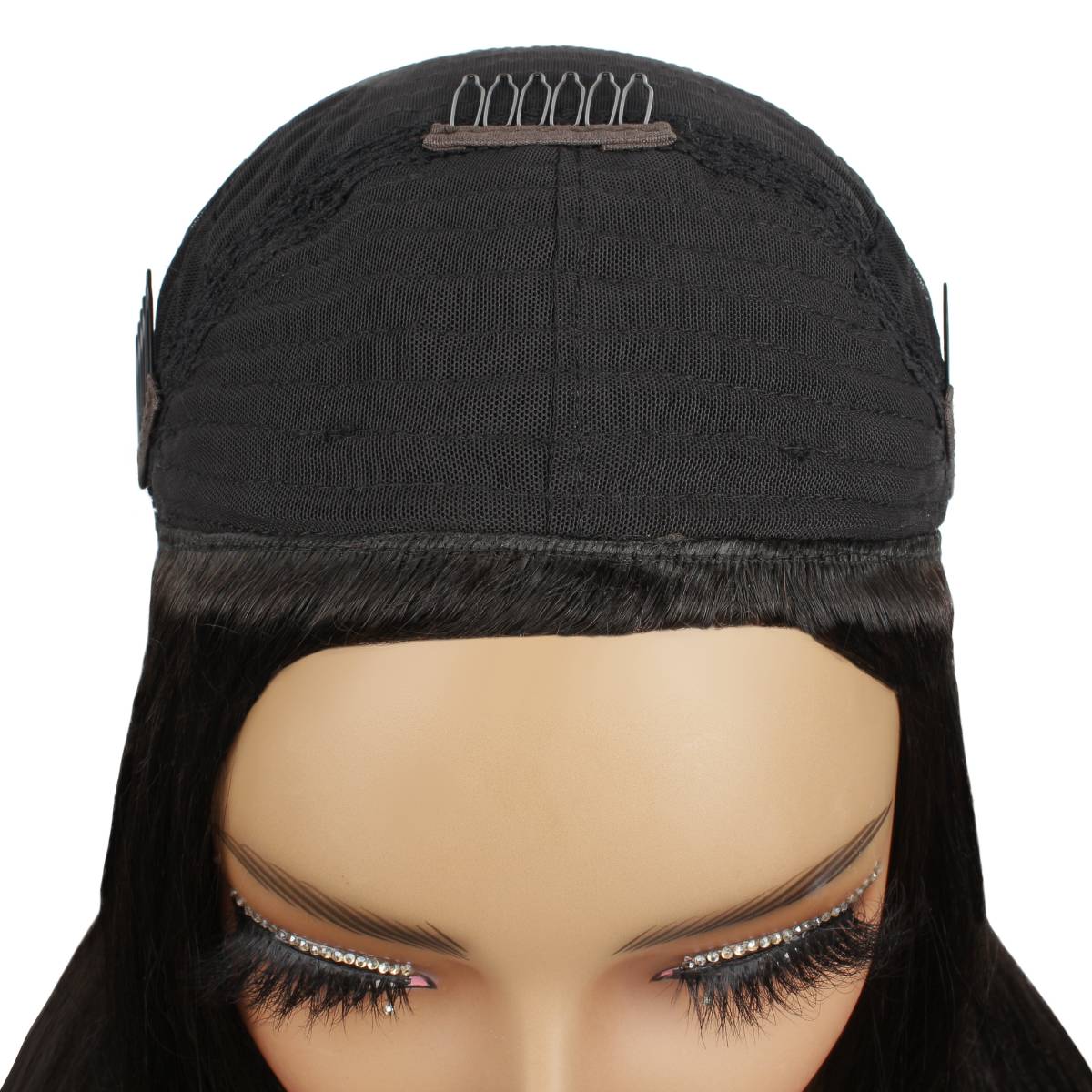 Yaki Straight 100% Human Hair Half Wig - Image 6