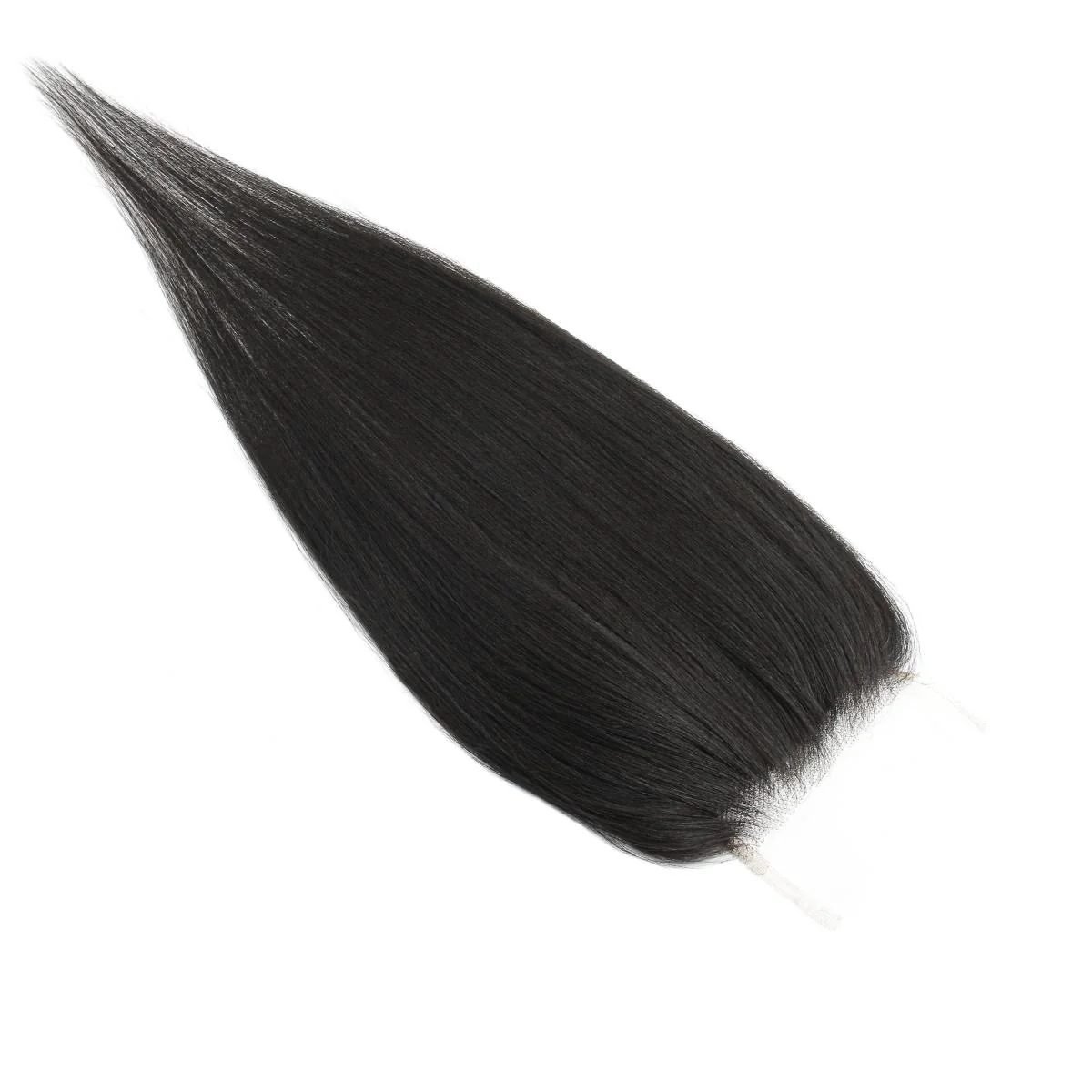 Yaki Straight 4x4 Transparent Lace Human Hair Closure - Image 10