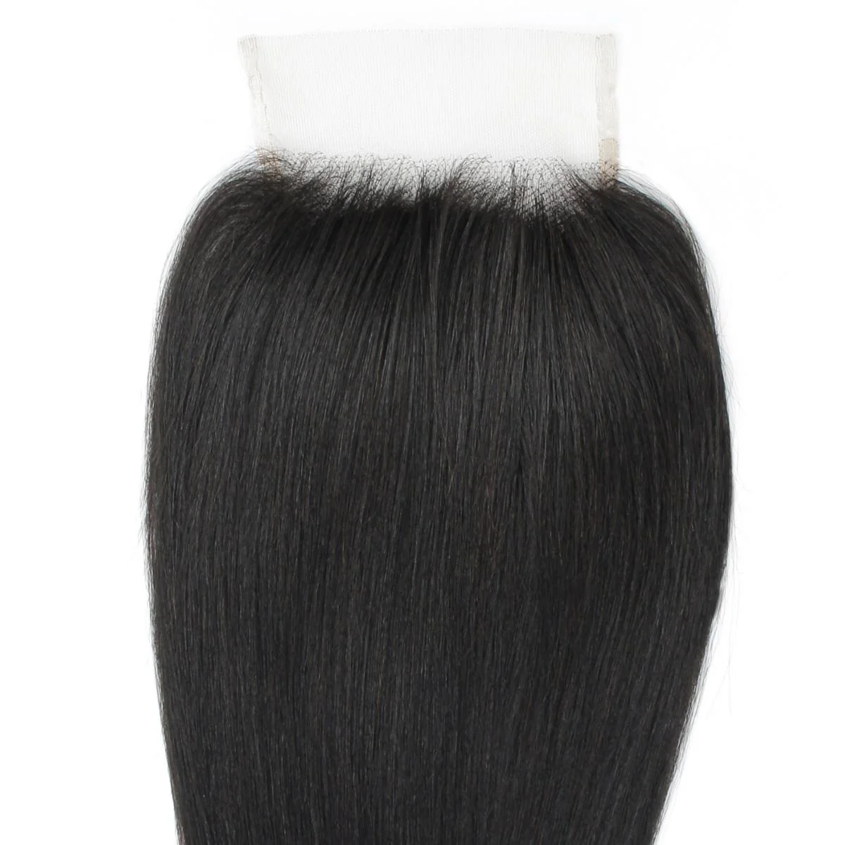 Yaki Straight 4x4 Transparent Lace Human Hair Closure - Image 4