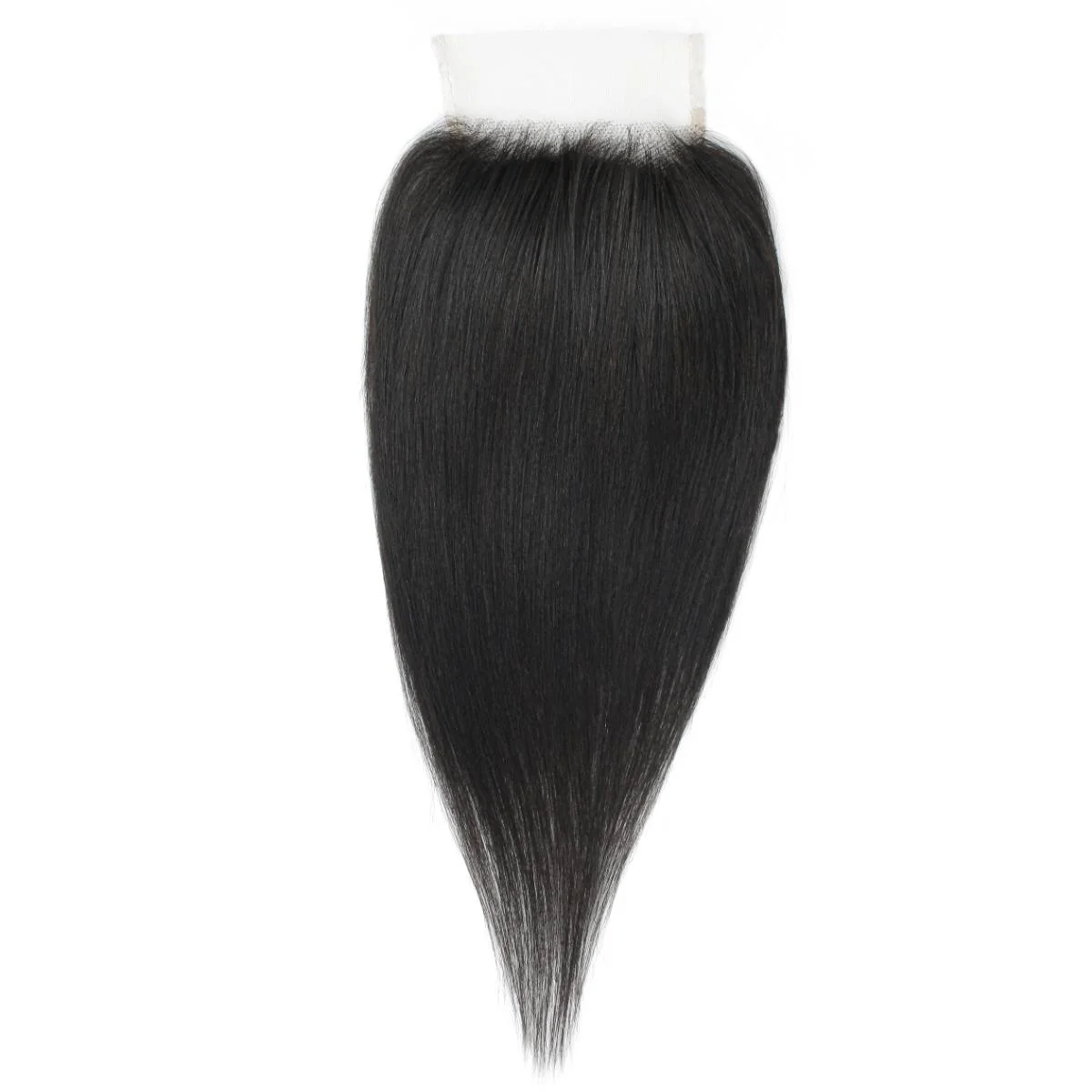 Yaki Straight 4x4 Transparent Lace Human Hair Closure - Image 8